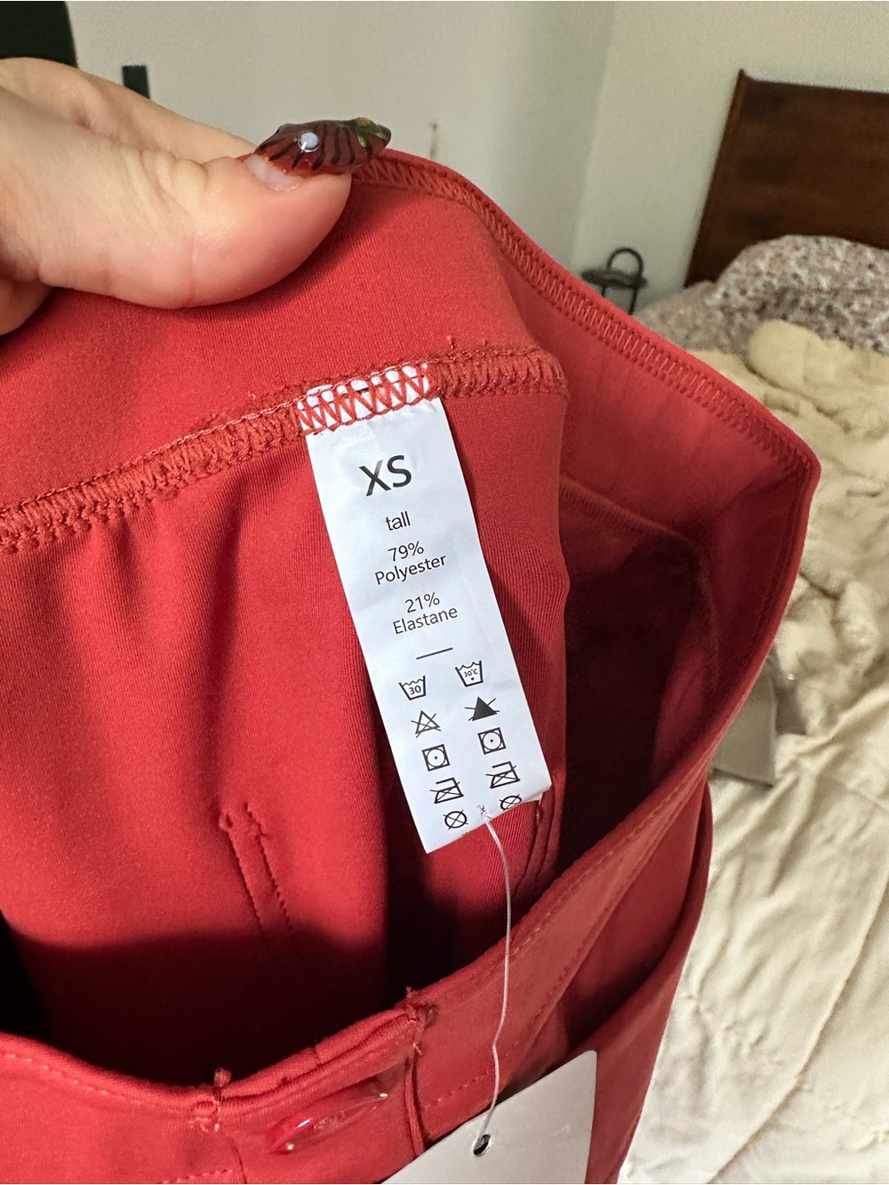 NWT Halara High-Rise Wide-Leg Pants in Teracotta - Picture 4 of 4